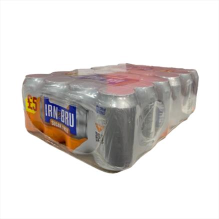 Mult Pack Suger Free Irn Bru Cans 24x330ml