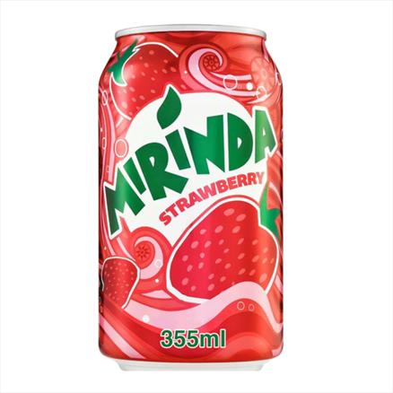 Mirinda Strawberry Cans 24x330ml - Fresco