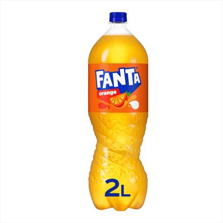 6x2ltr  Fanta Orange Bottles
