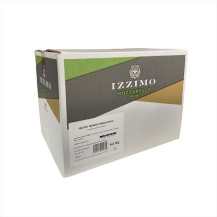 Izzimo 100%  Mozzarella  Grated) 6x1.8kg