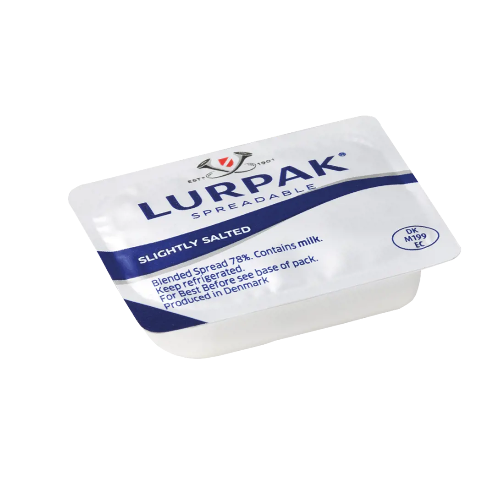 Lurpack Butter Spread Portions 8g 6x100pcs