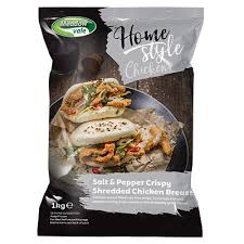 MV HS Salt & Pepper shredded Chicken 4x1kg