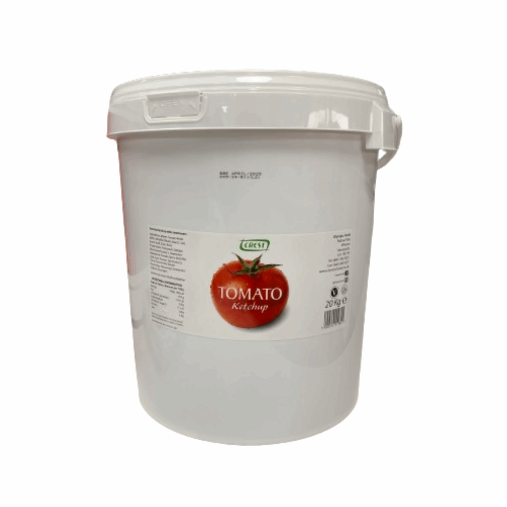CREST TOMATO KETCHUP BUCKET 20KG